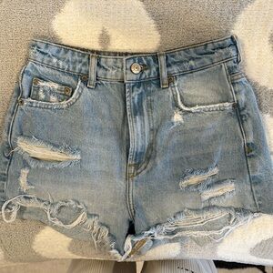 Like new Zara high waisted cut off shorts